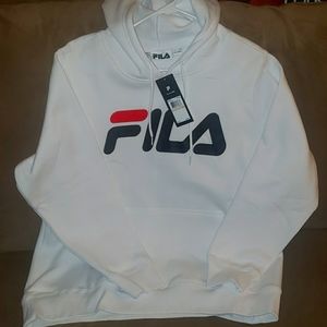 NWT 2x WHITE- Fila Hoodie